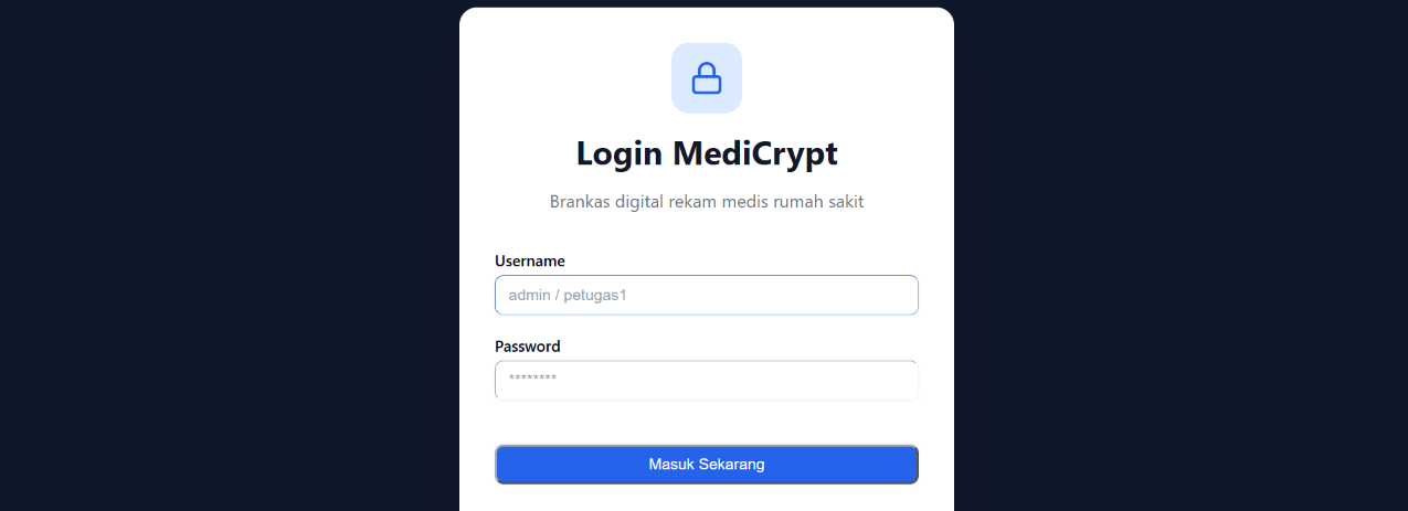 Medical Record Encryption screenshot